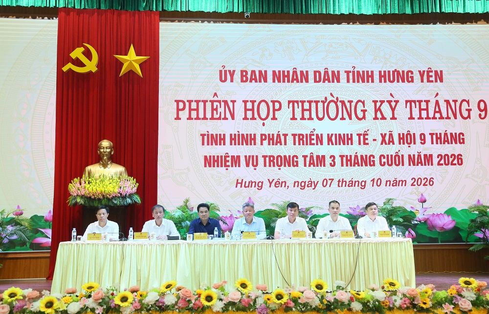 UBND tỉnh tổ chức phiên họp thường kỳ tháng 9/2026
